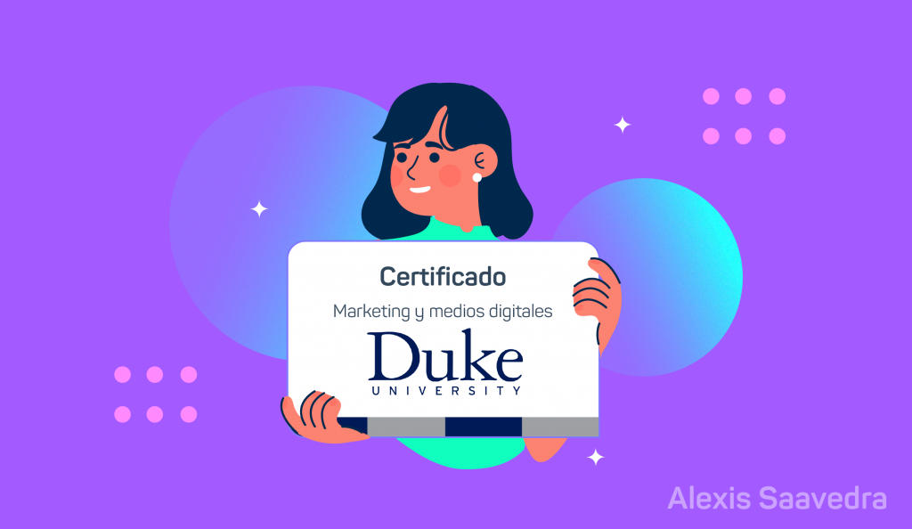 curso de marketing digital con certificado de universidad de duke