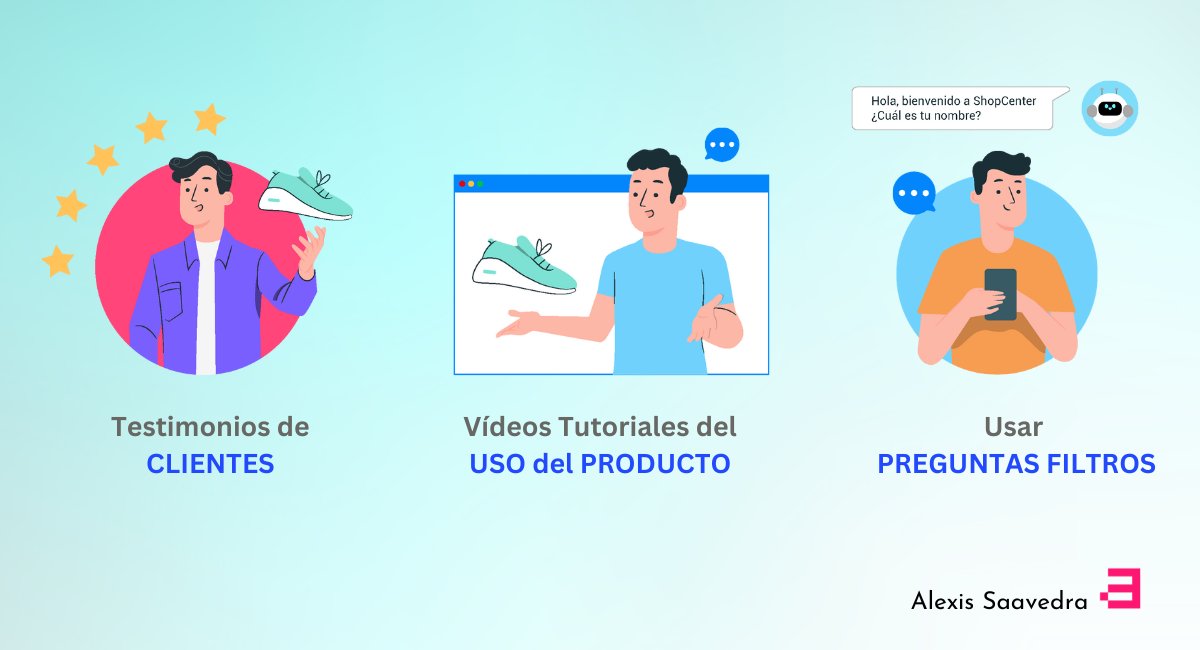 estrategias de ventas en WhatsApp - Filtrar al cliente